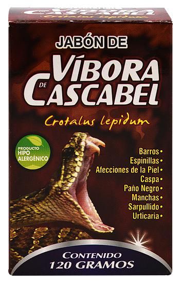 Jabón Vívora de Cascabel 120 g – Limpieza profunda para piel grasa, acné y manchas