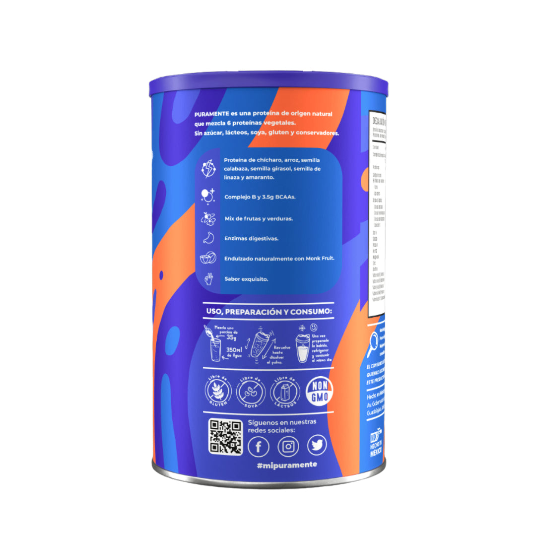 Proteína En Polvo 910g 100% Vegetal. Chocolate.+ Calidad