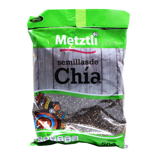 Semilla De Chia 500 G (METZTLI)