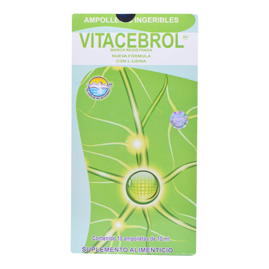 Vitacebrol 10 Amp (MUNDO NATURAL)