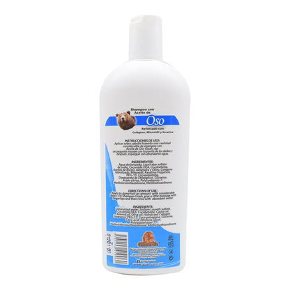 Shampoo Aceite De Oso Y Colageno 500 Mililitros (GIZEH)