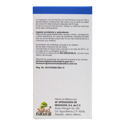 Calcio Caltron 600 Con Magnesio 60 Tabletas (SALUD NATURAL)
