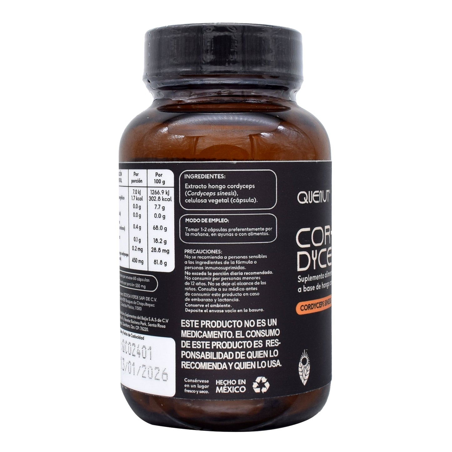Cordyceps 60 Cápsulas (QUENUT)