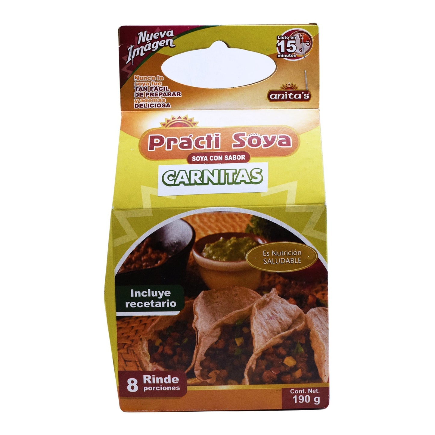 Practisoya Sab Carnitas 190 G (ANITAS)