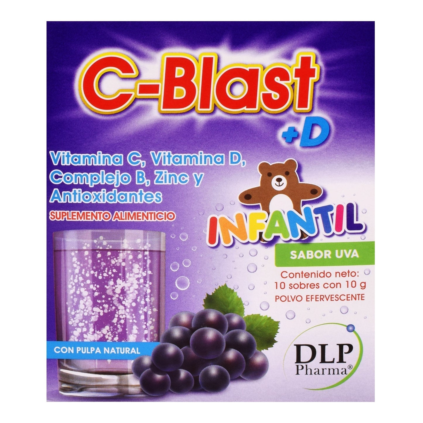 C Blast Infantil Uva 10 Sob (C BLAST +D)