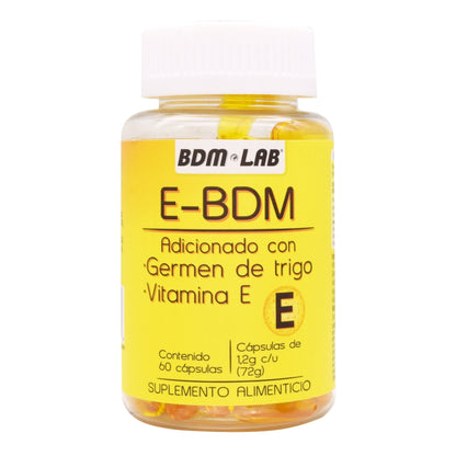 Vitamina E Germen De Trigo 60 Cápsulas (BDM LAB)