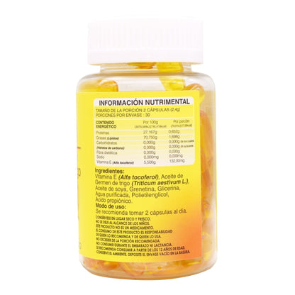 Vitamina E Germen De Trigo 60 Cápsulas (BDM LAB)