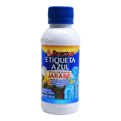 Jarabe Etiqueta Azul 140 Mililitros (BRONCOLIN)