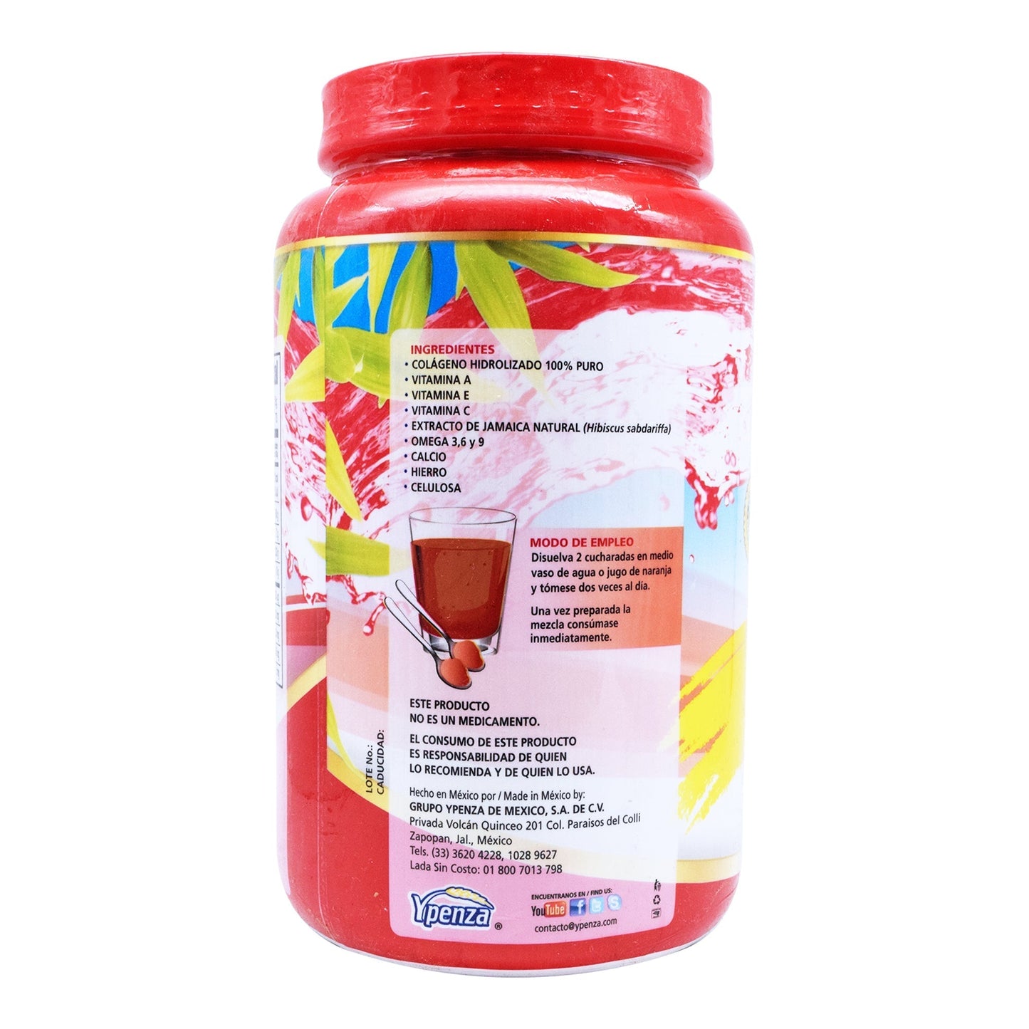 Colageno Hidrolizado Sab Jamaica 1100 G (YPENZA)