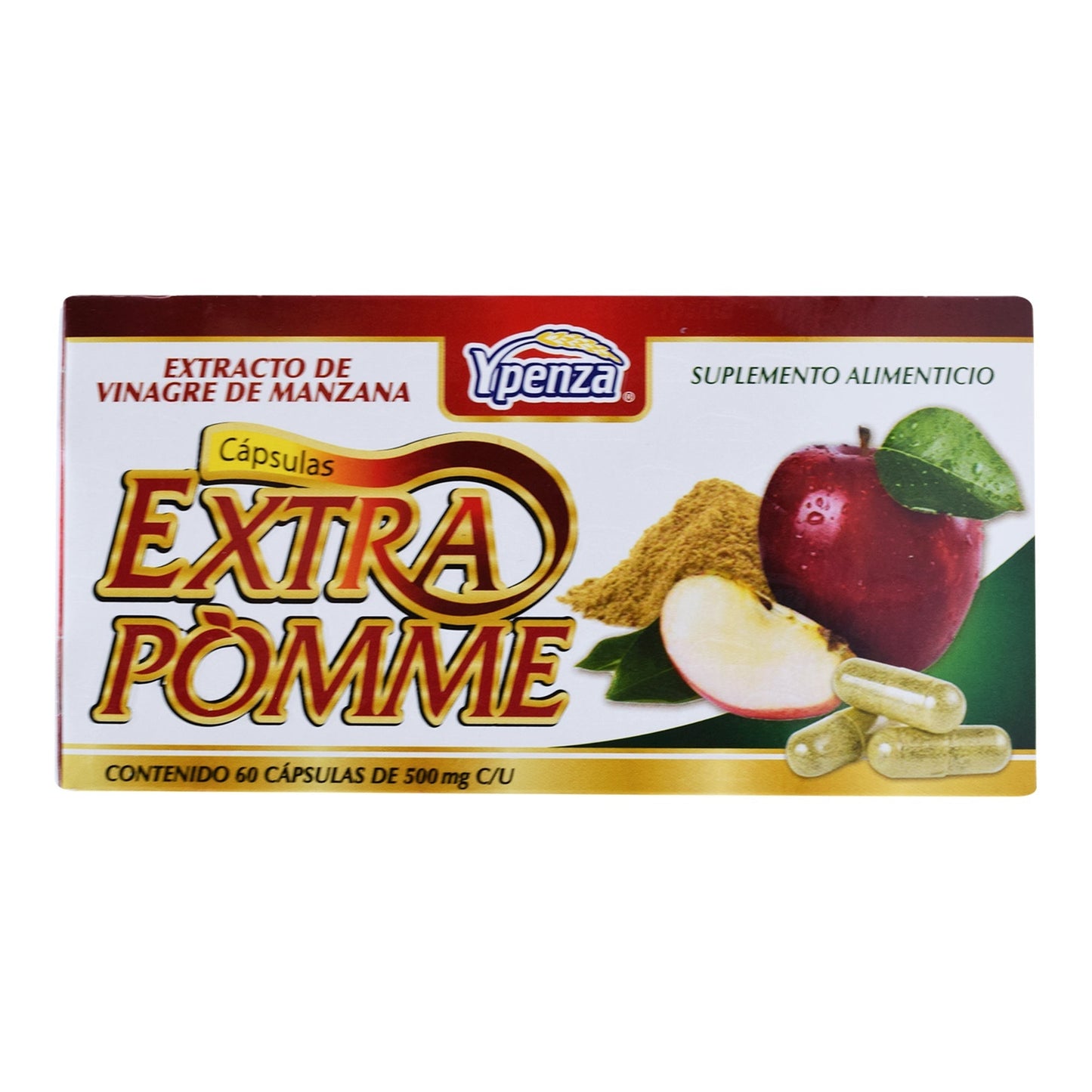 Vinagre De Manzana 60 Cápsulas (YPENZA)