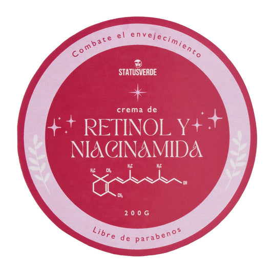 Crema Niacinamida Retinol 200 G (STATUS VERDE)