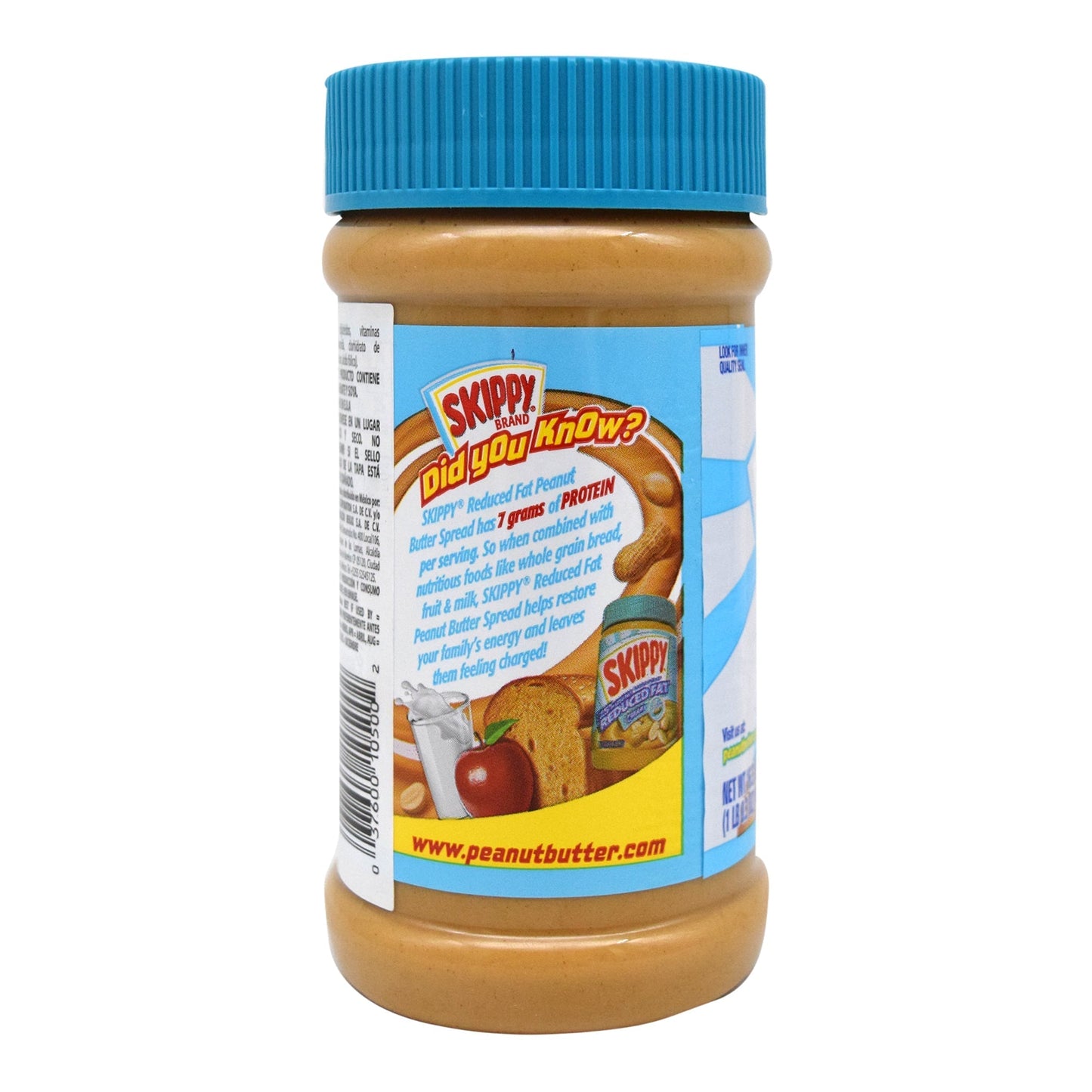 Crema De Cacahuate Cremosa Reducida En Grasa 462 G (SKIPPY)