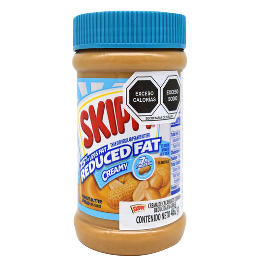 Crema De Cacahuate Cremosa Reducida En Grasa 462 G (SKIPPY)