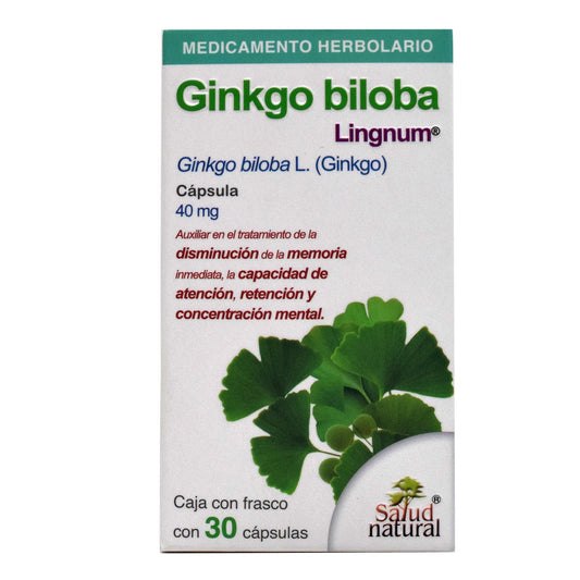 Ginkgo Biloba Lingnum 30 Cápsulas (SALUD NATURAL)