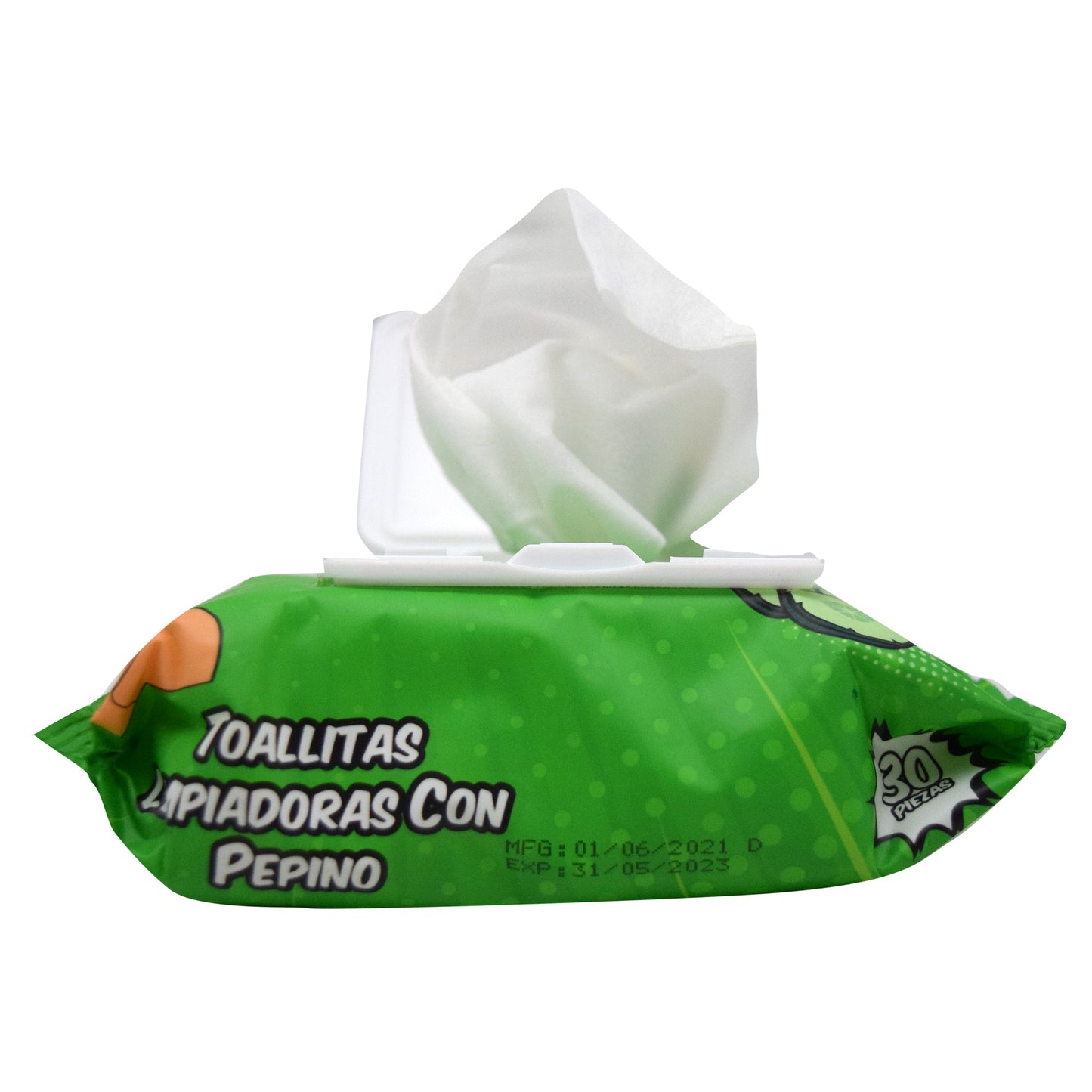 Toallita Desmaquillante Pepino 30 Pza (BAUSSE POP)