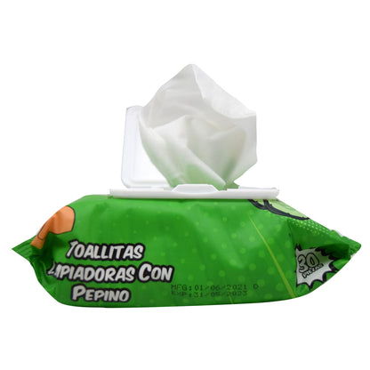 Toallita Desmaquillante Pepino 30 Pza (BAUSSE POP)