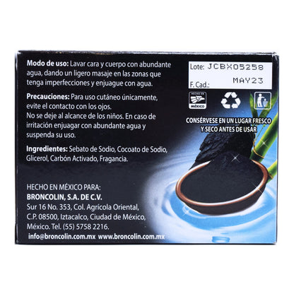 Jabon De Carbon Activado 100 G (HERBACIL)