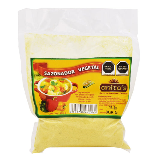 Sazonador Vegetal 250 G (ANITAS)