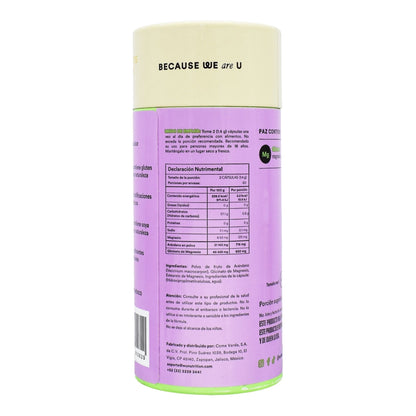 Glicinato De Magnesio 120 Cápsulas (WU NUTRITION)