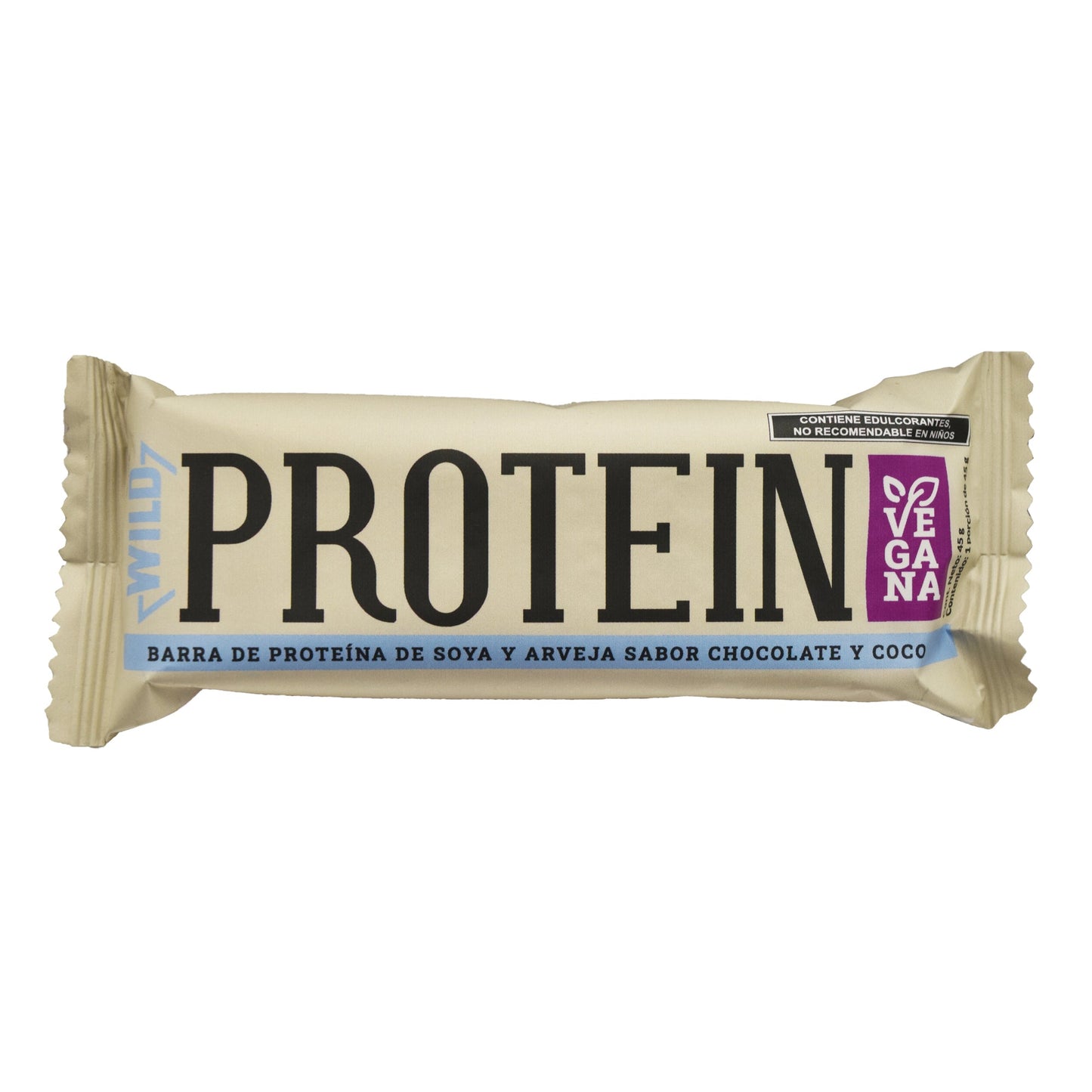 Barra De Proteina Chocolate Y Coco 45 G (Paquete 16) (WILD PROTEIN)