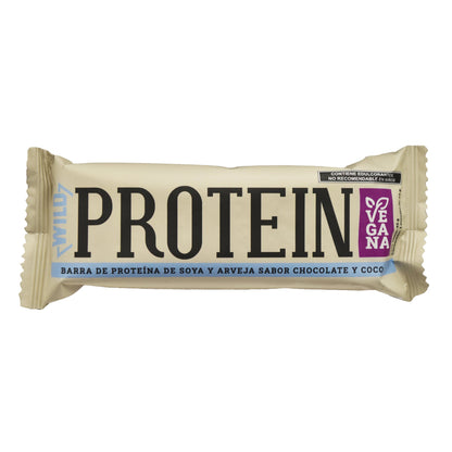 Barra De Proteina Chocolate Y Coco 45 G (Paquete 16) (WILD PROTEIN)