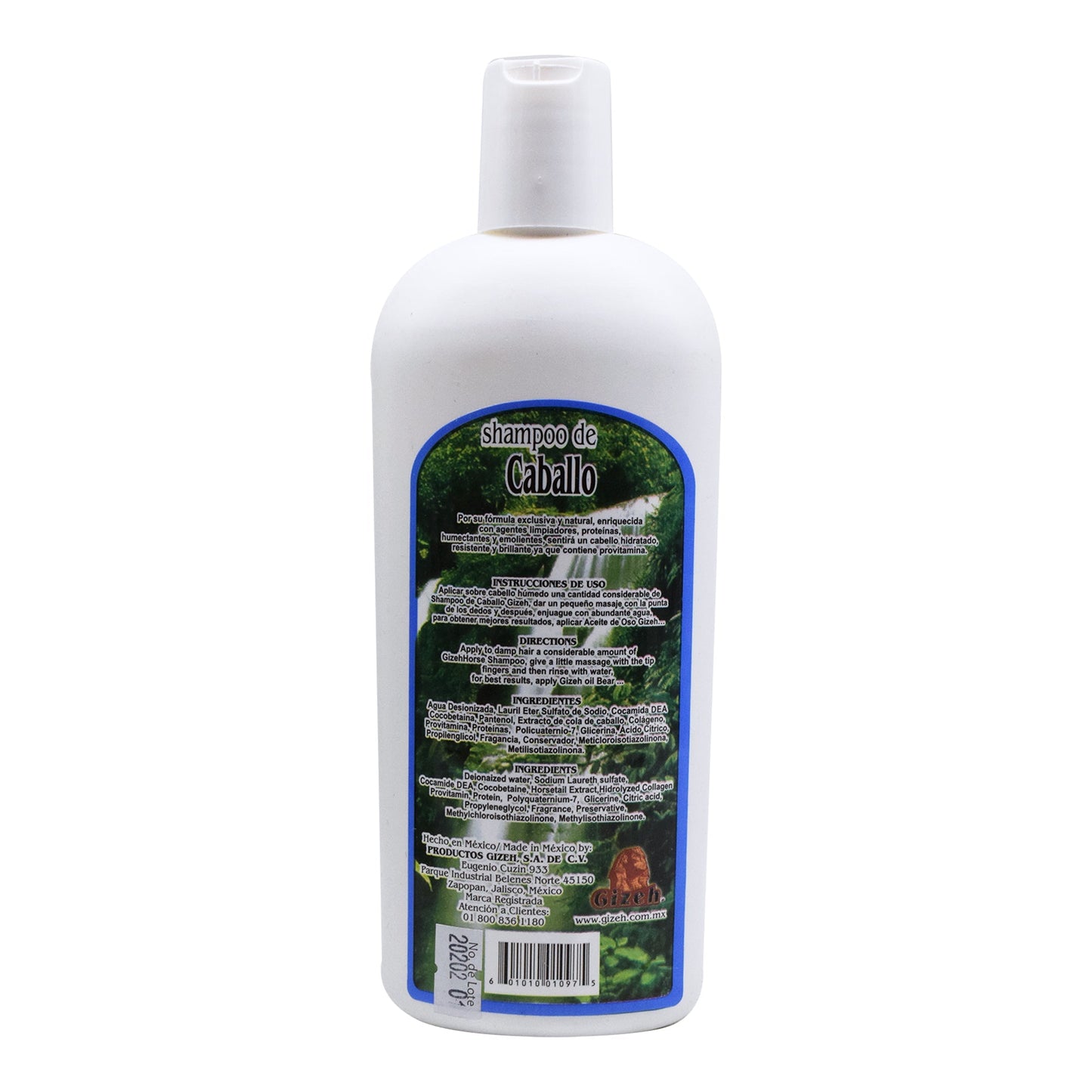Shampoo Caballo 500 Mililitros (GIZEH)