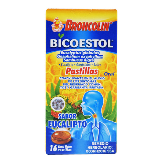 Caramelo Bicoestol Eucalipto 40 G (BRONCOLIN)