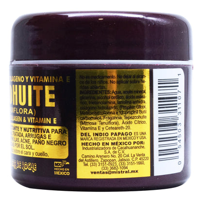 Crema De Tepezcohuite Tarro Tinto 60 G (DEL INDIO PAPAGO)