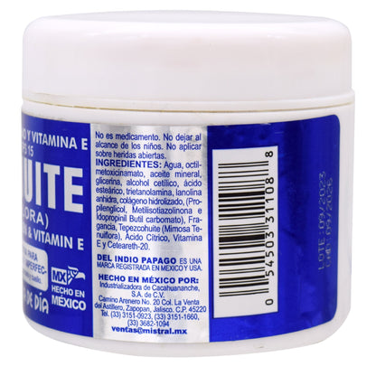 Crema Facial Tepezcohuite Dia 120 G (DEL INDIO PAPAGO)