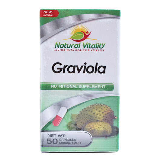 Guanabana 50 Cápsulas (NATURAL VITALITY)