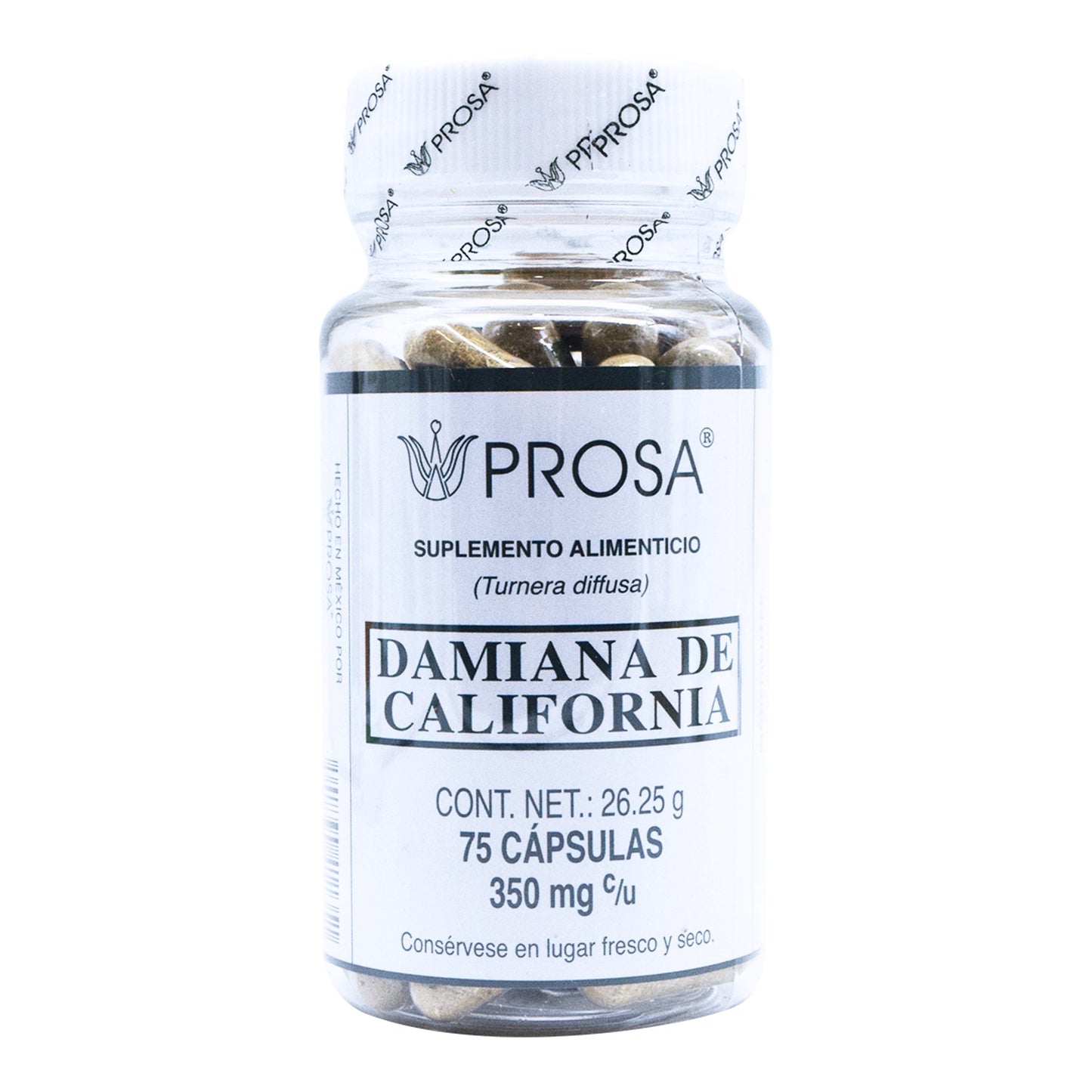 Damiana De California 75 Cápsulas (PROSA)