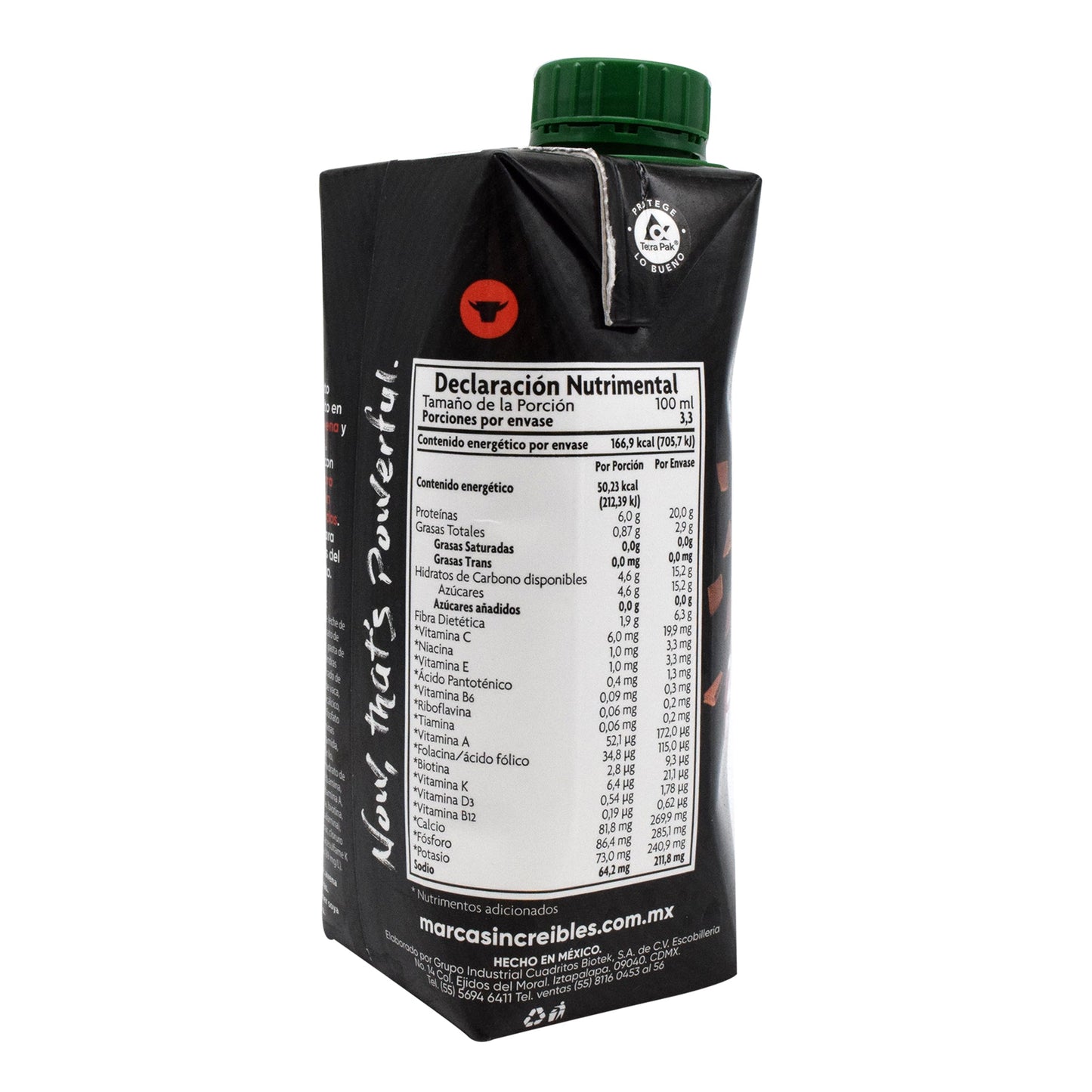 Bebida Con Proteina Sab Chocolate 330 Mililitros (POWERFUL)