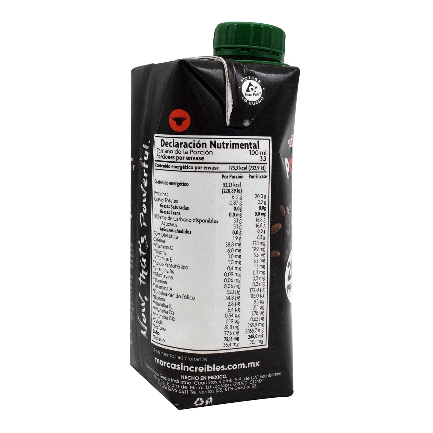 Bebida Con Proteina Sab Vainilla 330 Mililitros (POWERFUL)