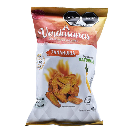 Chips De Zanahoria Enchilada 40 G (VERDUSANAS)