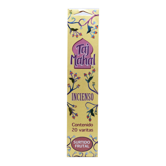 Incienso Surtido Frutal 20 Varitas (TAJ MAHAL)