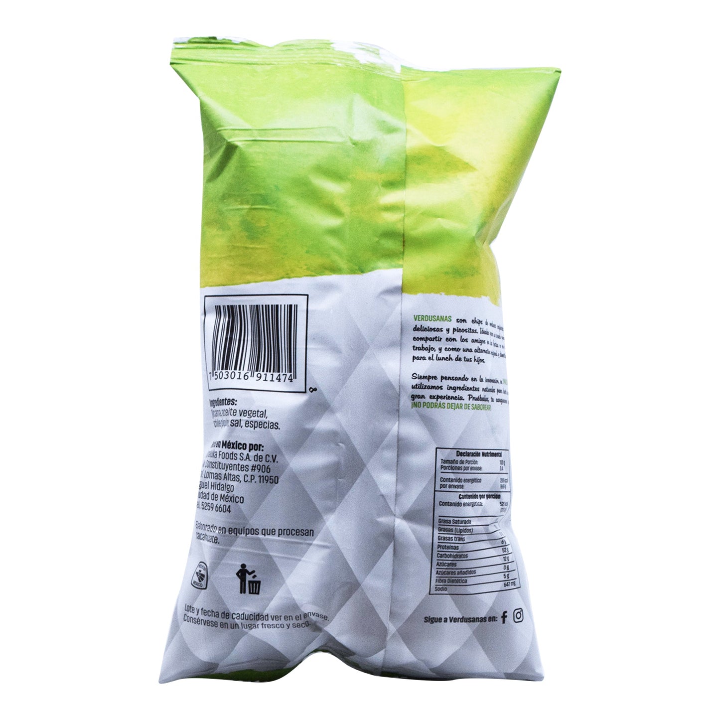 Chips De Jicama Enchilada 40 G (VERDUSANAS)