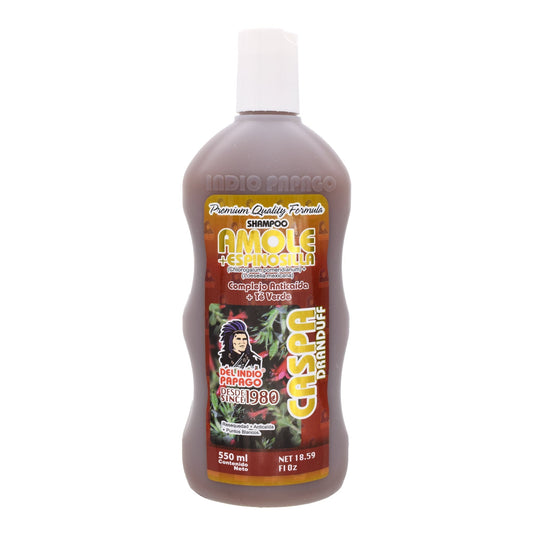 Shampoo Amole 550 Mililitros (DEL INDIO PAPAGO)