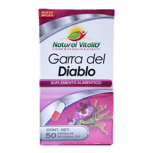 Garra Del Diablo 50 Cápsulas (NATURAL VITALITY)