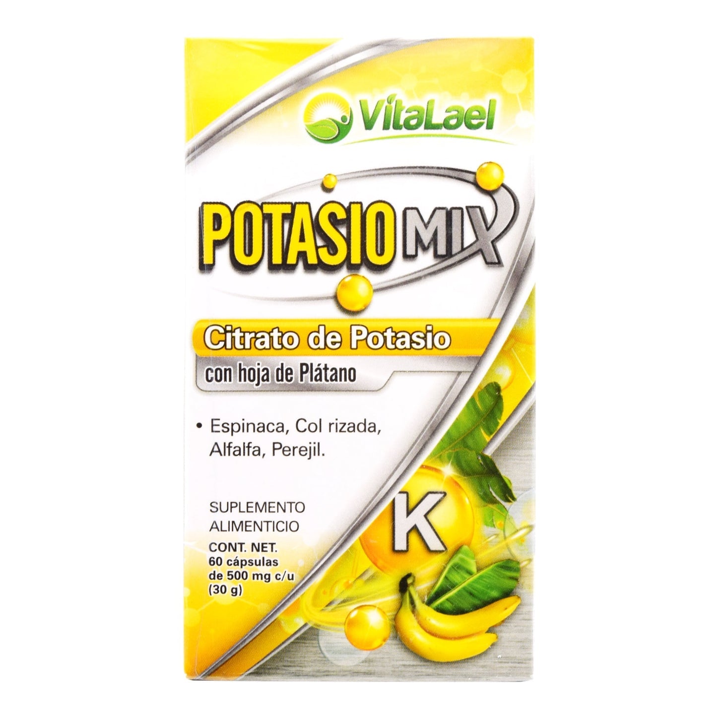 Potasio Mix 60 Cápsulas (NATURAL VITALITY)