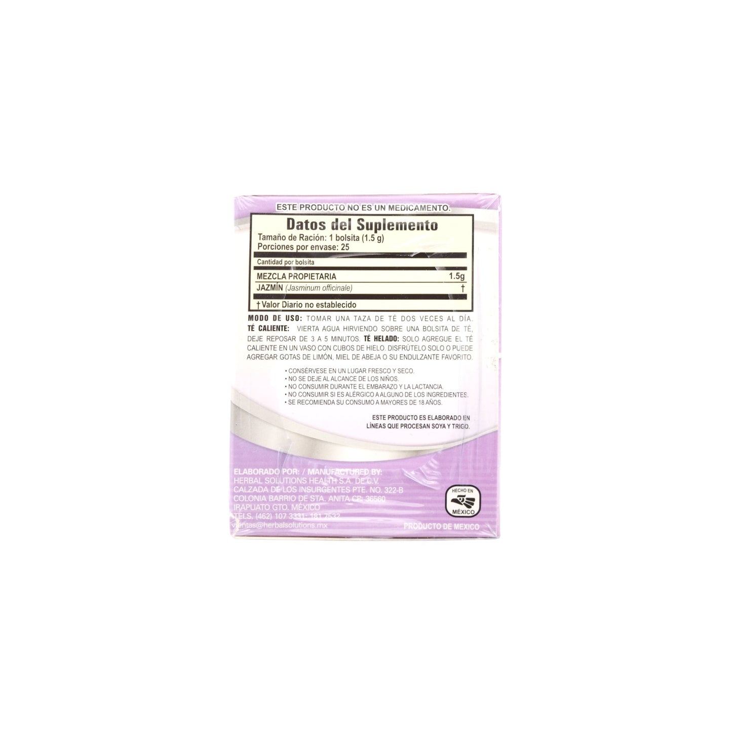 Te De Jazmin 25 Sob (NATURAL VITALITY)