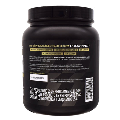 Proteina 90 Porciento De Soya Natural 400 G (PROWINNER)