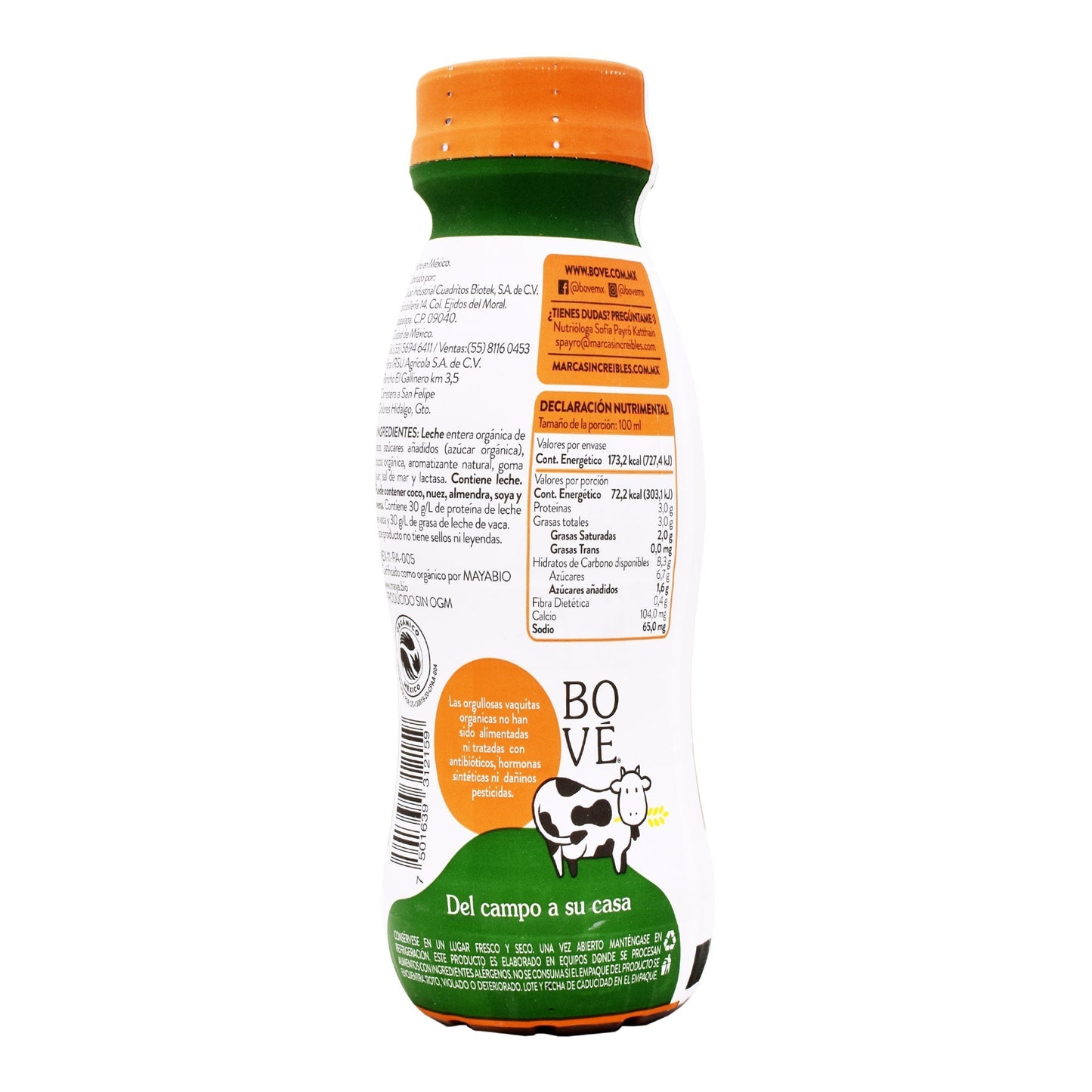 Leche Deslactosada Chocolate 240 Mililitros (BOVE)