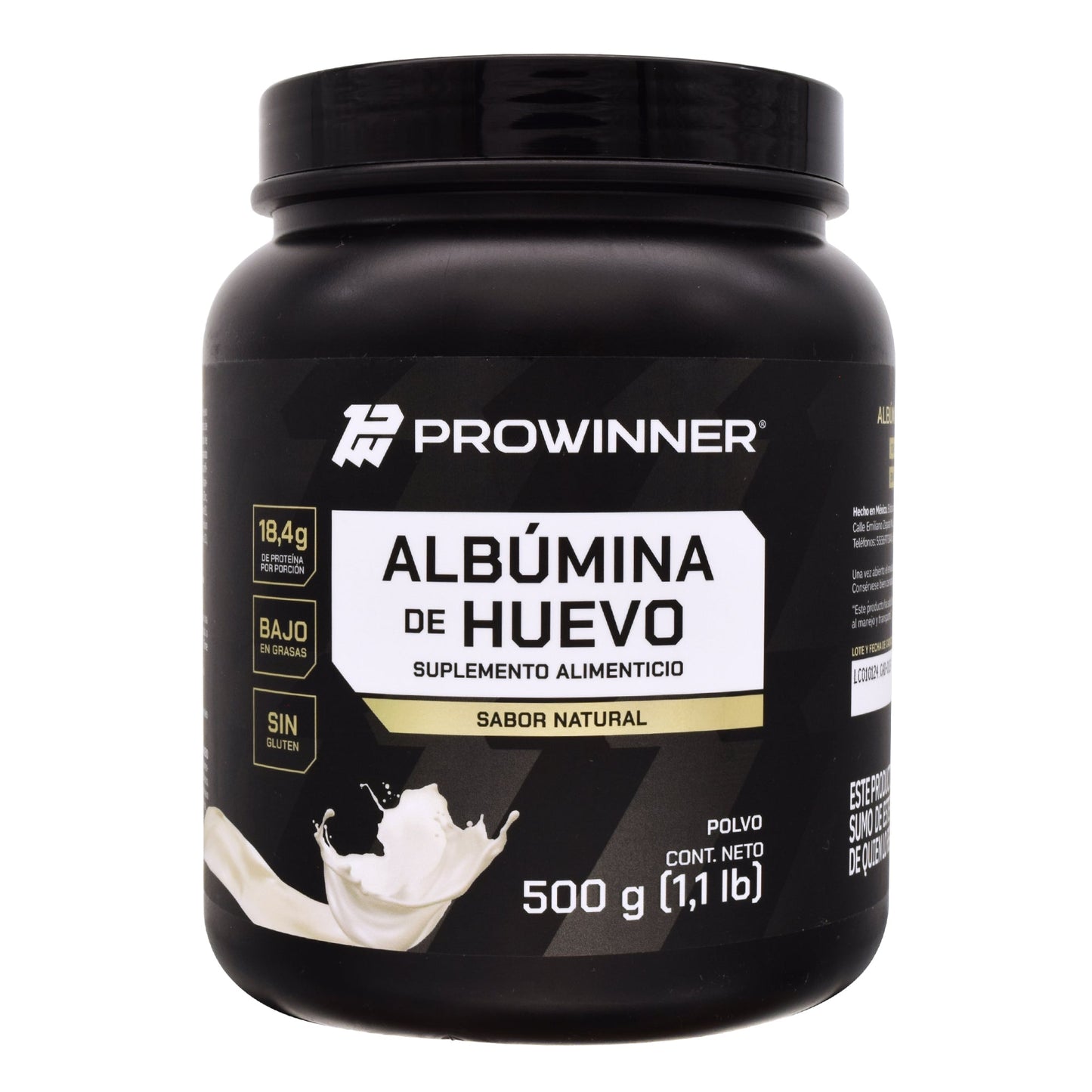 Albumina De Huevo 500 G (PROWINNER)