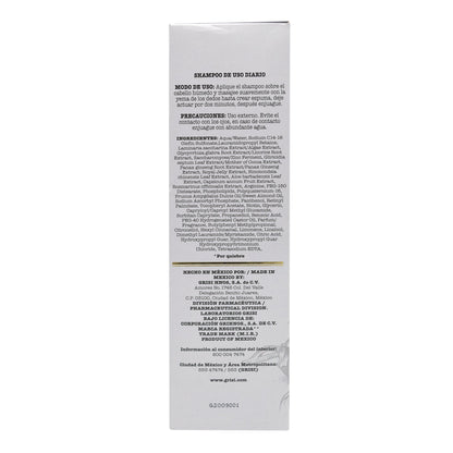 Shampoo Anti Caida 480 Mililitros (BOTIKA GRISI)