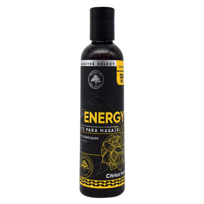 Aceite Para Masaje Energy 125 Mililitros (DEL ROBLE)