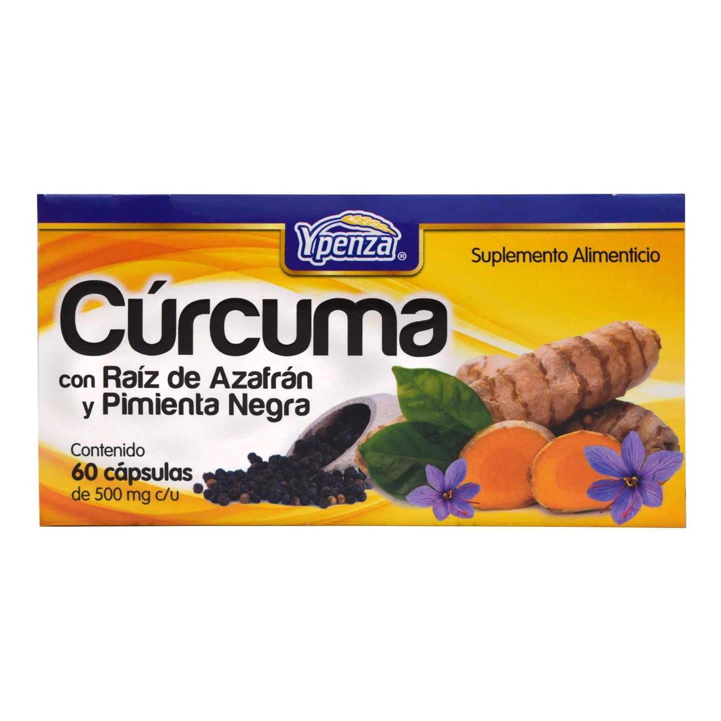 Cúrcuma 60 Cápsulas – Antiinflamatorio natural, articulaciones y digestión saludable