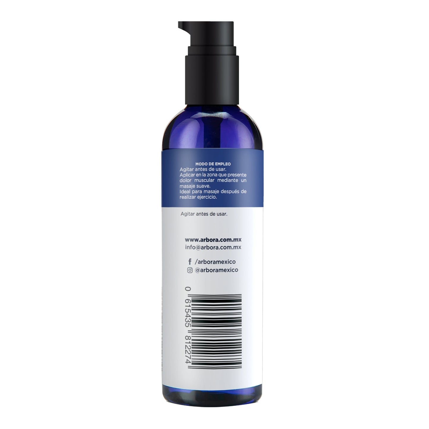 Aceite Para Masaje Muscular 90 Mililitros (ARBORA)