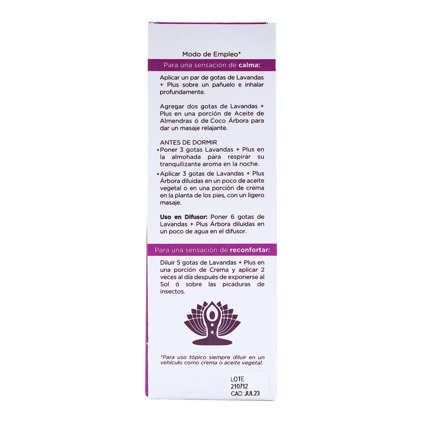 Aceite De Lavanda Plus 11 Mililitros (ARBORA)