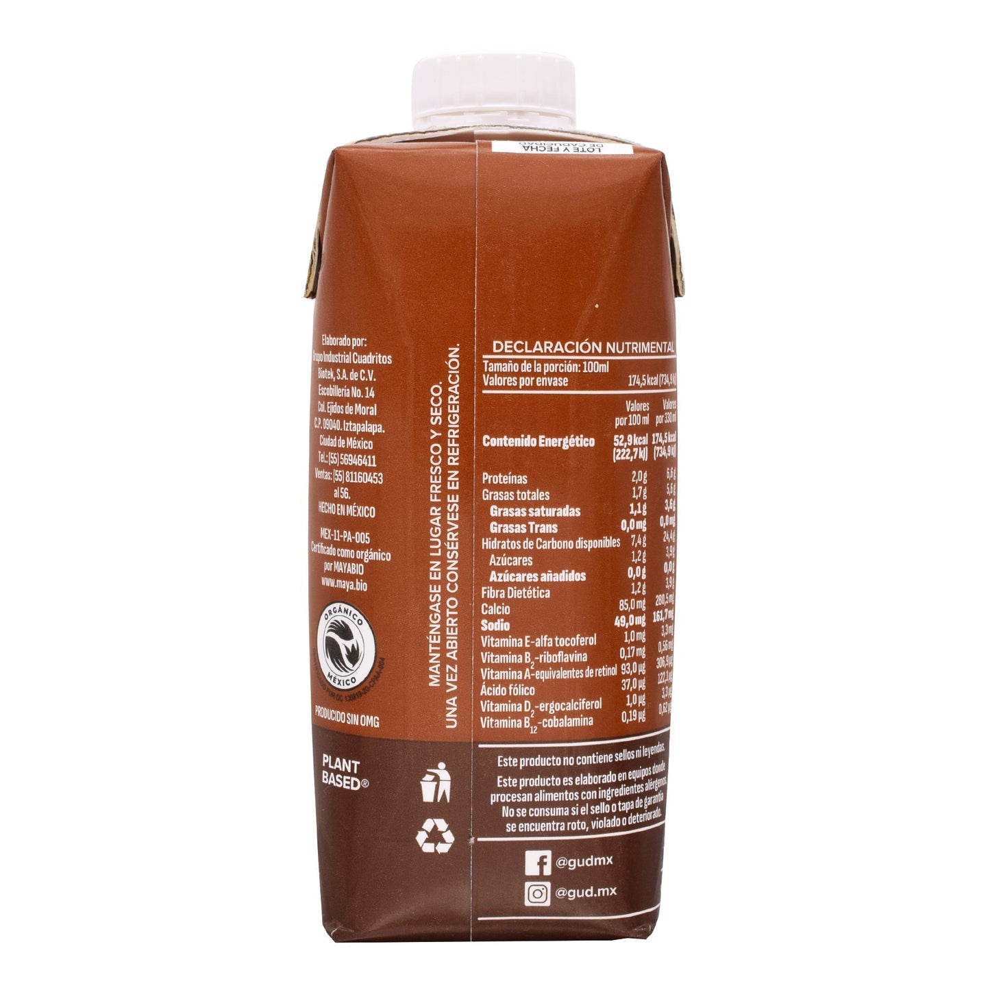 Bebida Doble Shot Espresso 330 Mililitros (GUD)