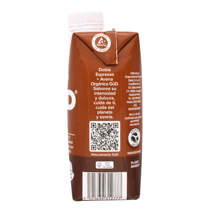 Bebida Doble Shot Espresso 330 Mililitros (GUD)